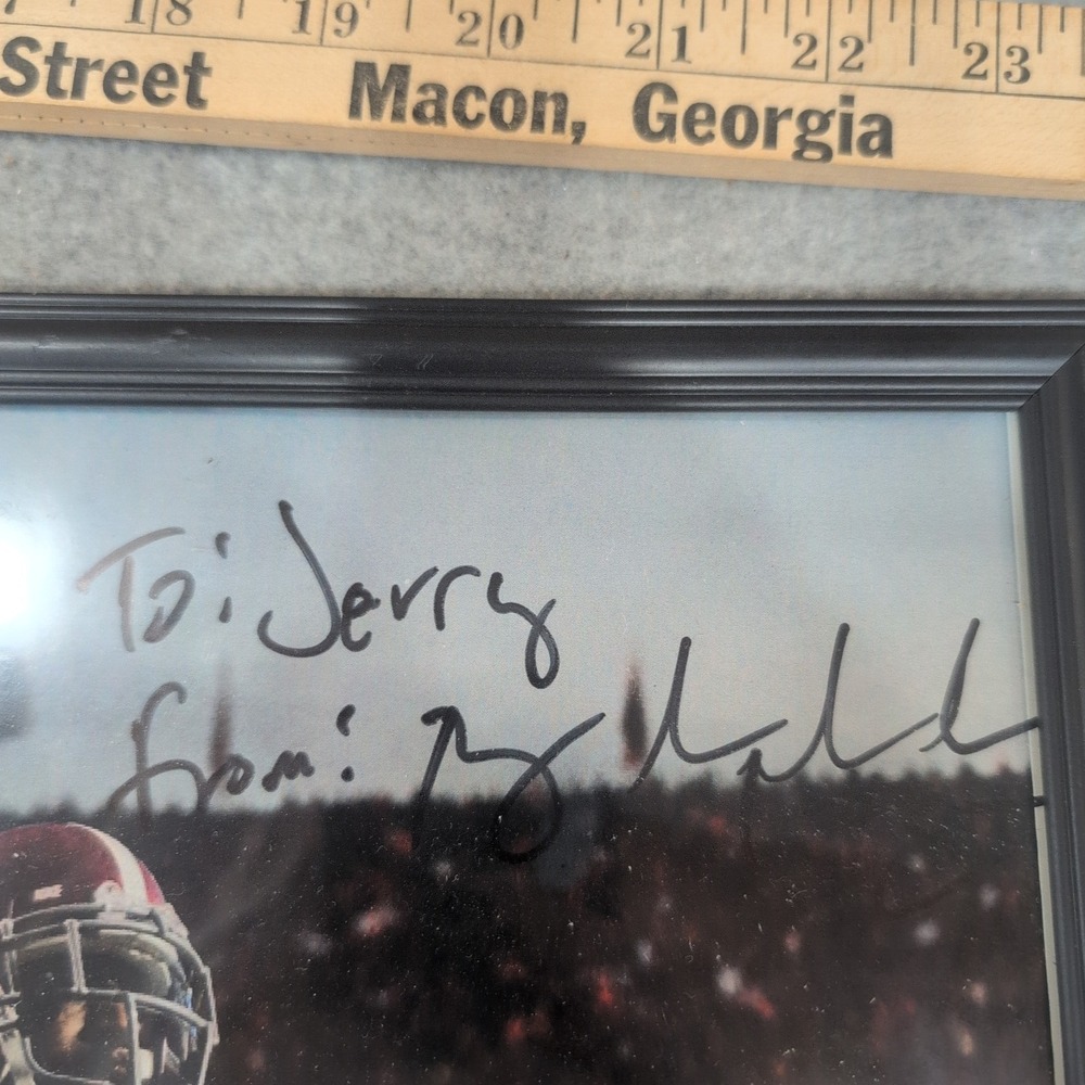 Roy Upchurch Alabama Crimson Tide Signed 2009 Iron Bowl Framed Photo Autograph - Picture 3 of 4